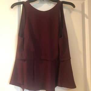 Maroon ASTR tank top